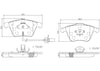 Brembo Front Disc Brake Pad Set for A6, A6 Quattro, A4, A4 Quattro (P85084N)