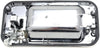 Rear Exterior Door Handle Compatible with 2003-2009 Hummer H2, Set of 2, Driver and Passenger Side, Chrome