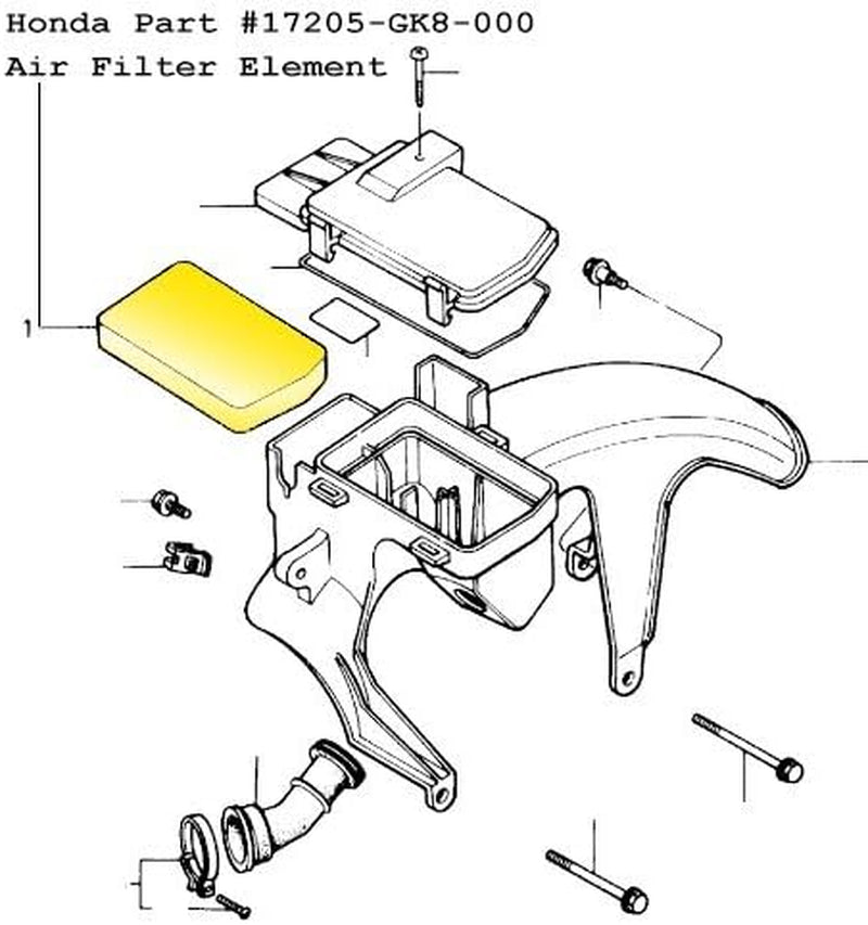 NQ50 NQ 50 NQ50RD NQ50D Spree Moped Air Filter OEM