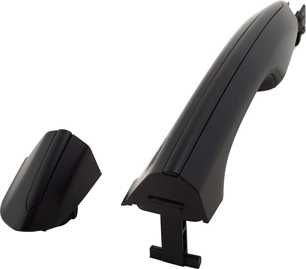 Front or Rear Exterior Door Handle Compatible with 2015-2018 Ford Edge and 2013-2020 Ford Fusion Primed Black, Set of 2, Driver and Passenger Side