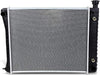 OEM-RA-0434 434 Aluminum Radiator Compatible with 88-93 C1500 C2500 C3500 K1500 K2500 K3500 AT,20-3/4"W X 17-1/4" H X 1-1/4" D,1-5/16" Inlet / 1-9/16" Outlet