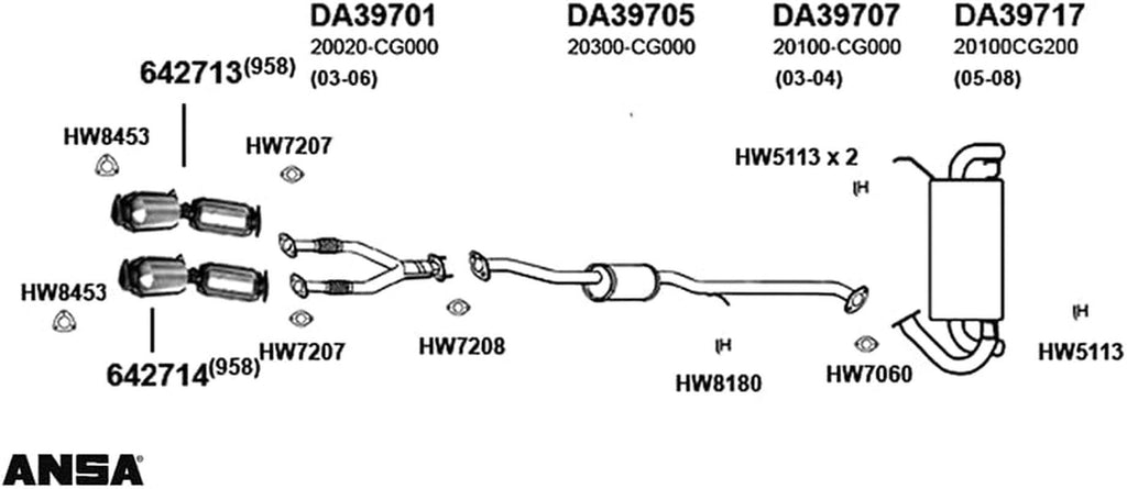 642713 Catalytic Converter