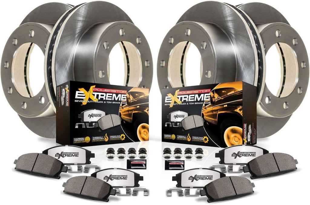 MDK6404 Z36 Truck & Tow Front and Rear Brake Kit-Oe Rotors & Carbon Ceramic Brake Pads