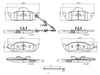 Brembo Front Disc Brake Pad Set for ML350, ML320, ML430 (P50039N)