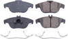 17-1341, Z17 Rear Ceramic Brake Pads with Hardware