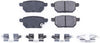 17-1354, Z17 Rear Ceramic Brake Pads with Hardware