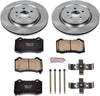 KOE3019 Autospecialty Rear Replacement Brake Kit-Oe Brake Rotors & Ceramic Brake Pads