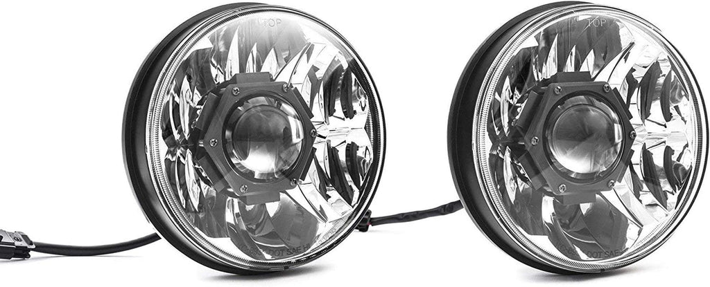 42341 Gravity LED Pro 7" DOT Headlight, Jeep JK 07-18 - Pair Pack System