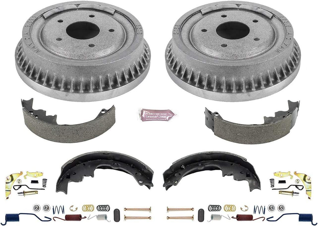 KOE15289DK Autospecialty Rear Replacement Brake Kit-Oe Brake Drums & Ceramic Brake Pads