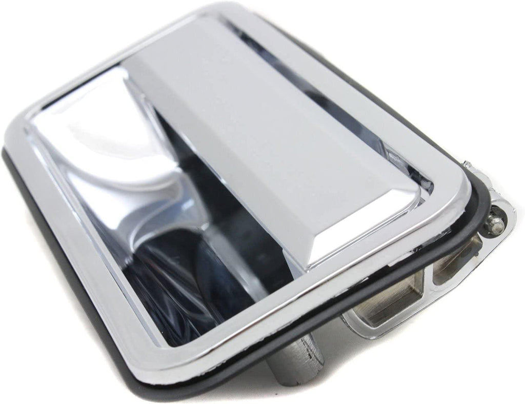 Rear Exterior Door Handle Compatible with 1995-2000 Chevrolet Tahoe/Gmc Yukon and 1992-1994 Chevrolet Blazer All Chrome (Plastic), Set of 2, Driver and Passenger Side