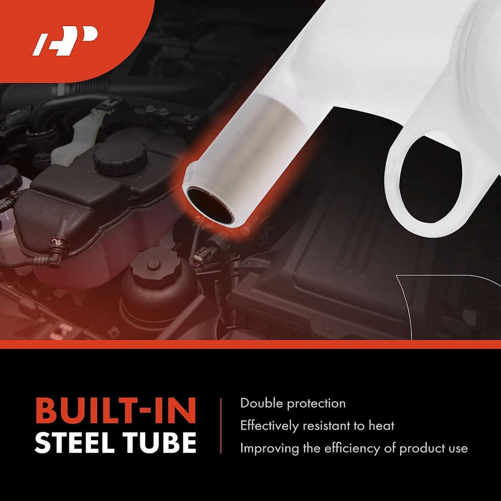 A-Premium Engine Coolant Overflow Recovery Reservoir Tank [W/Cap & Sensor] Compatible with Oldsmobile Intrigue 2000-2002 V6 3.5L, Replace # 10405606