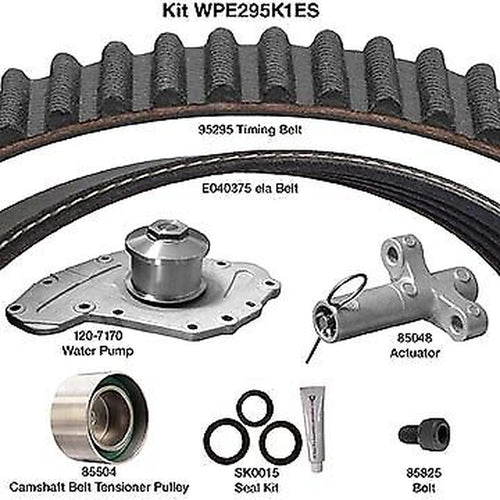 Dayco Engine Timing Belt Kit with Water Pump for 07-09 Dodge Nitro WPE295K1ES