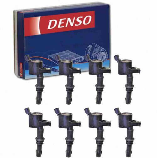 8 Pc DENSO Direct Ignition Coils Compatible with Ford F-150 5.4L V8 2004-2008