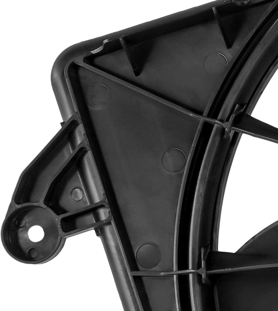 OEM-RF-0066 Factory Style Radiator Cooling Fan Assembly Cooling Efficiency Improved Direct Replacement [Compatible with 09-18 Challenger/Charger] Black