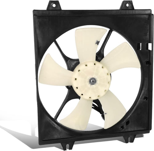 OEM-RF-0814 Factory Style A/C Condenser Fan Assembly Compatible with 89-92 Mitsubishi Galant At