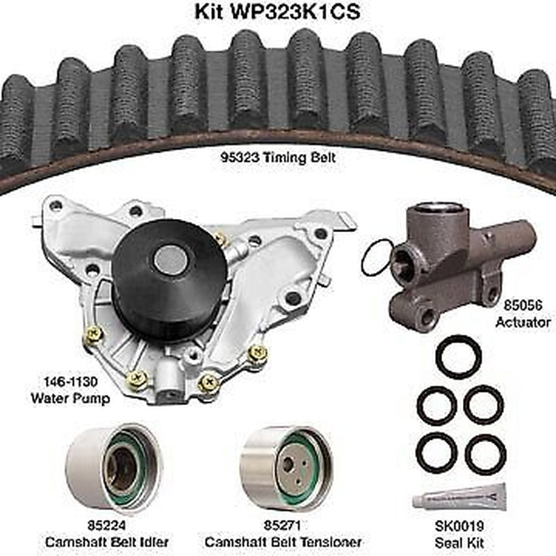 Engine Timing Belt Kit with Water Pump for Santa Fe, Amanti+More WP323K1CS