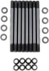 235-4306 Pro Series Black Oxide 12-Point Cylinder Head Stud Kit for Big Block Chevy Long Exhaust Studs, (Set of 8)