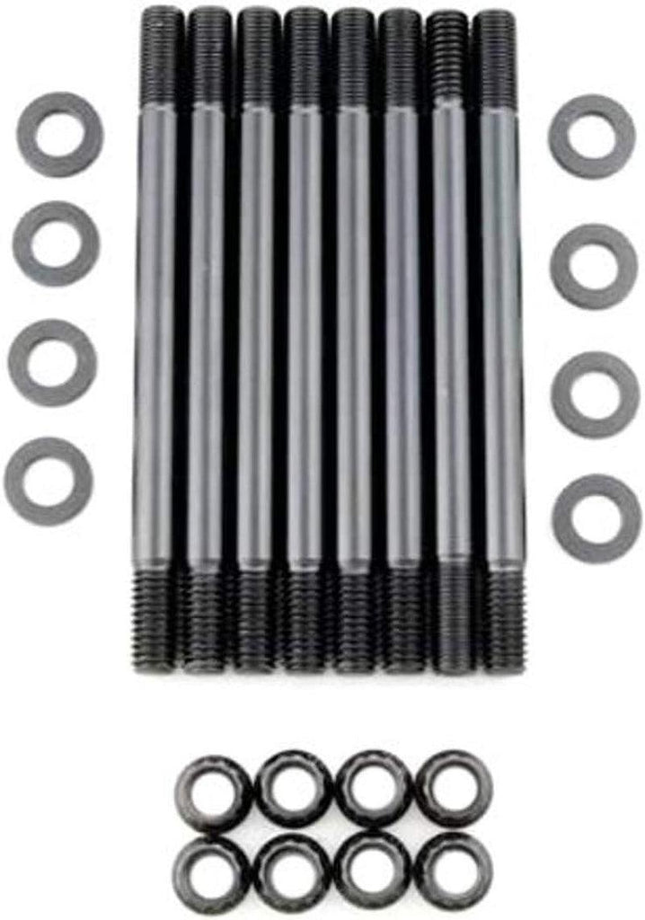 235-4306 Pro Series Black Oxide 12-Point Cylinder Head Stud Kit for Big Block Chevy Long Exhaust Studs, (Set of 8)