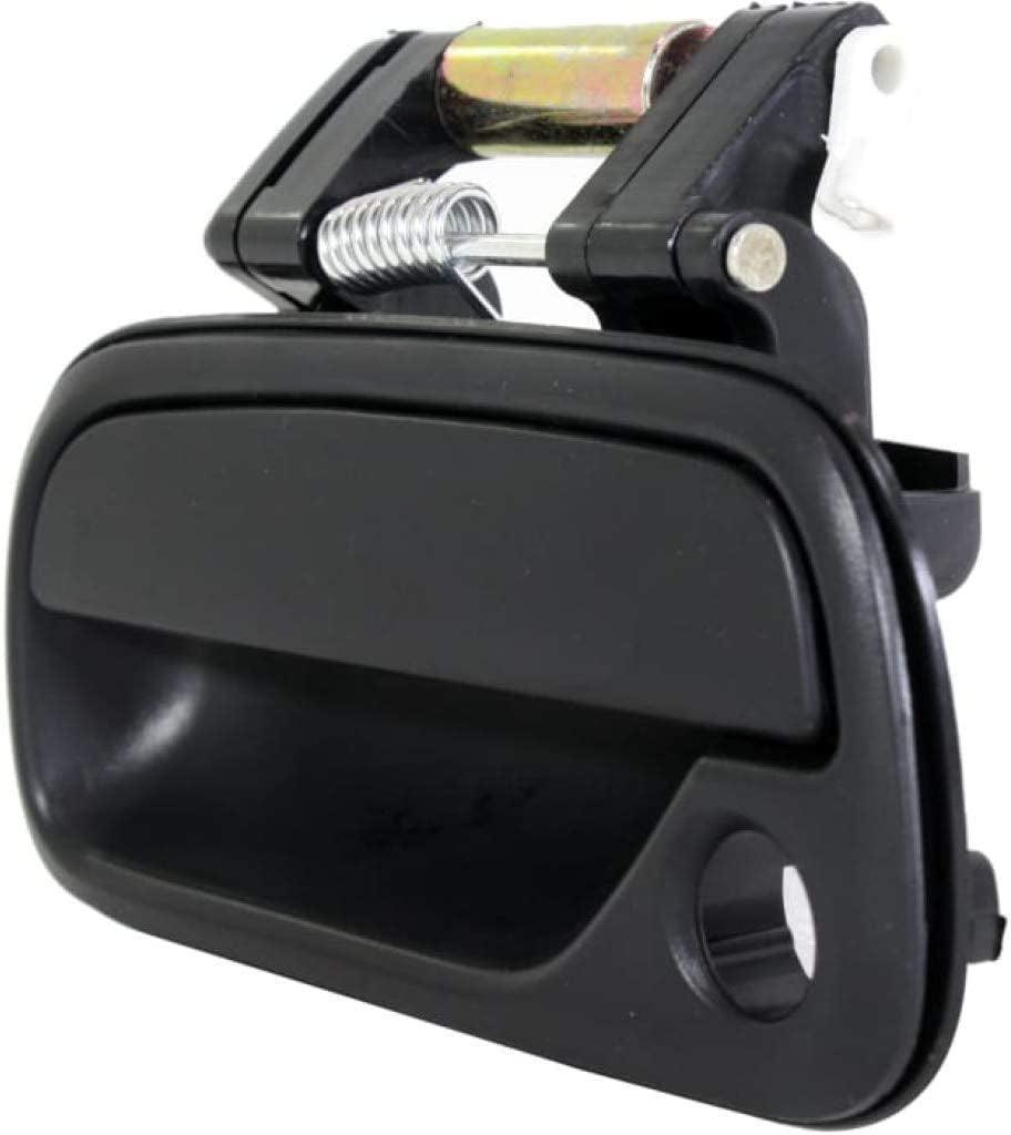 for Toyota Tundra Exterior Door Handle Front, Driver Side Textured Black (2000-2006) | with Key Hole | Trim: Base/Sr5/Limited | TO1310124 | 6922034030