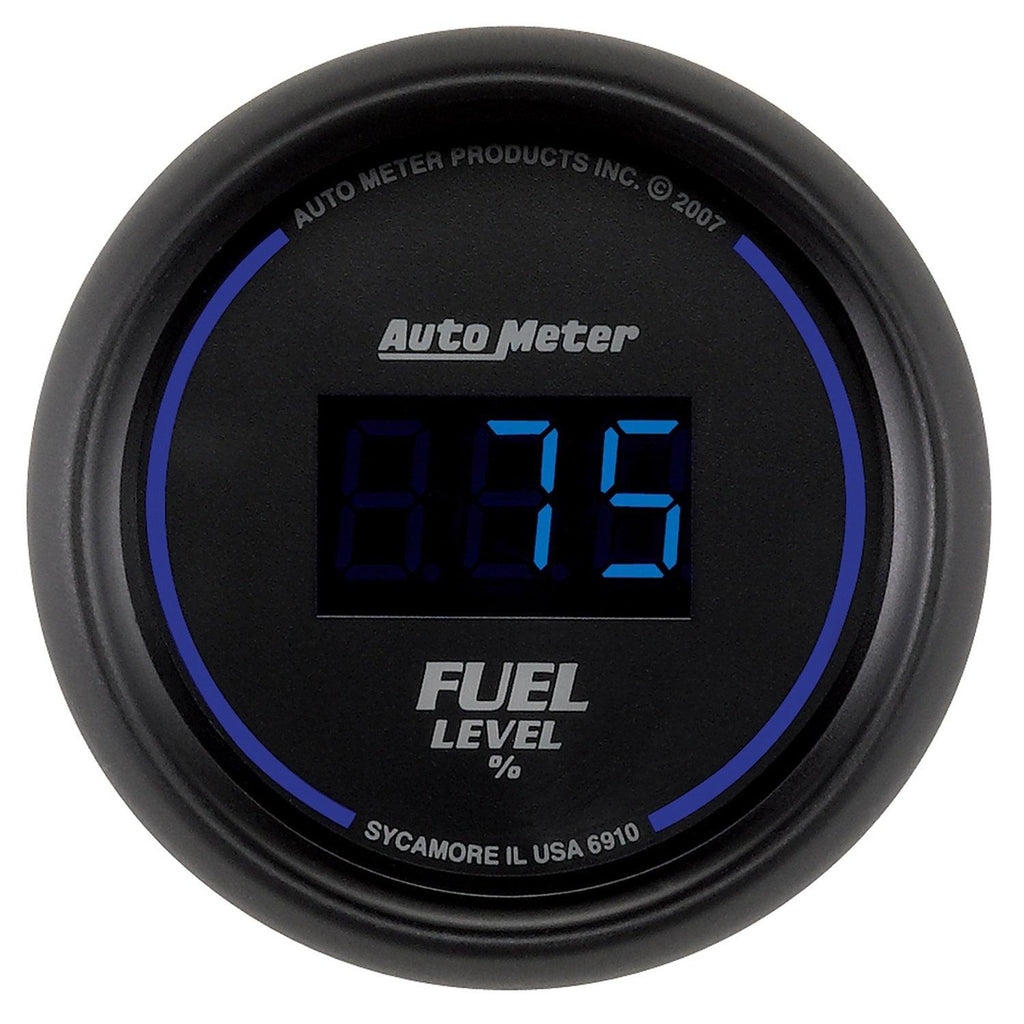 2-1/16 in. FUEL LEVEL PROGRAMMABLE 0-280 O DIGITAL BLACK - greatparts