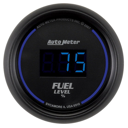 2-1/16 in. FUEL LEVEL PROGRAMMABLE 0-280 O DIGITAL BLACK - greatparts