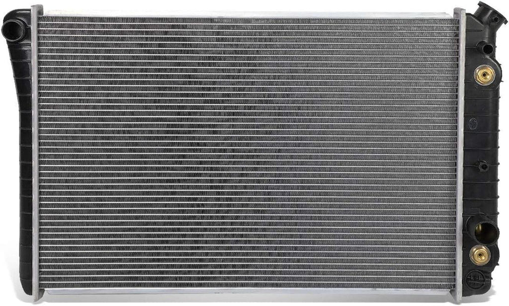 OEM-RA-0951 Aluminum Radiator Compatible with 82-92 Camaro/Firebird AT,26-1/4" W X 17-1/4" H X 1-1/4" D,1-5/16" Inlet / 1-9/16" Outlet