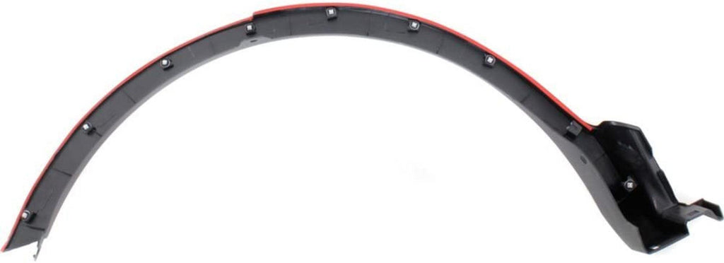 Evan-Fischer Rear Wheel Opening Molding Compatible with Toyota RAV-4 13-15 Rear Left Assembly Textured