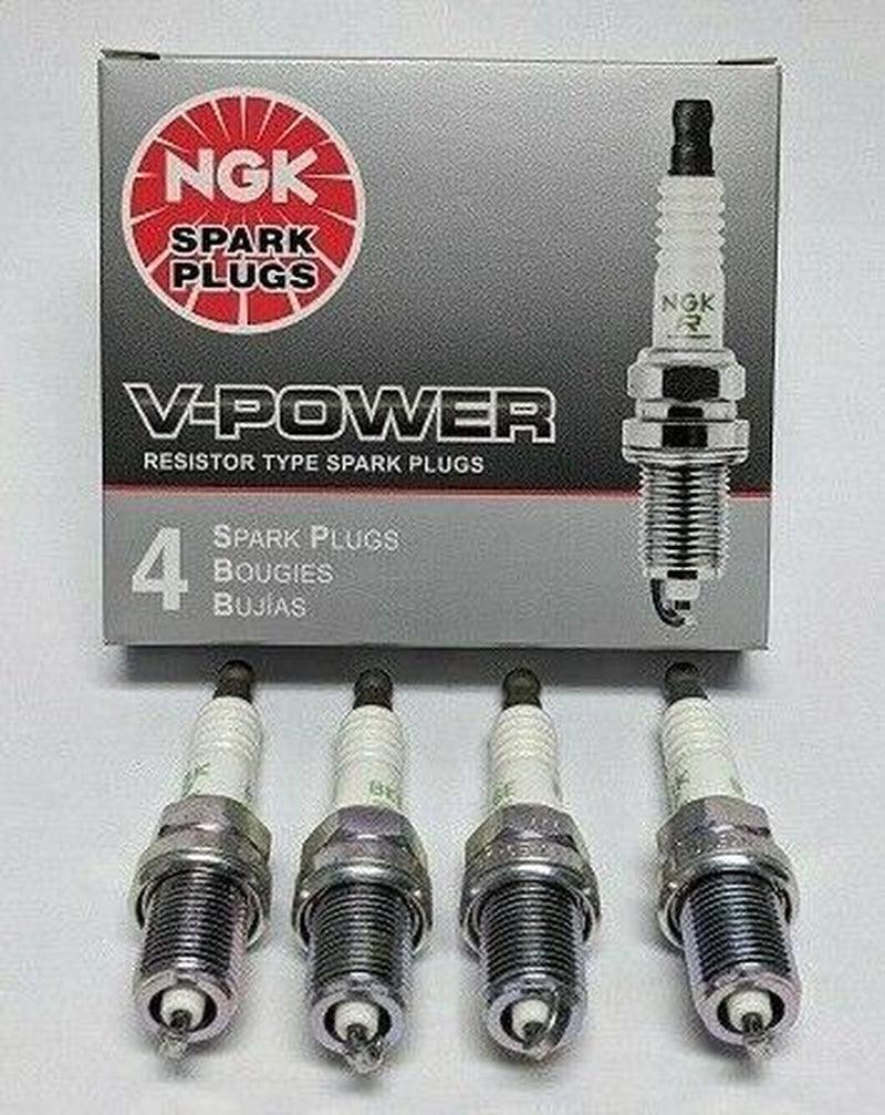 NGK (3177) BR6EF V-Power Spark Plug - Set of 4