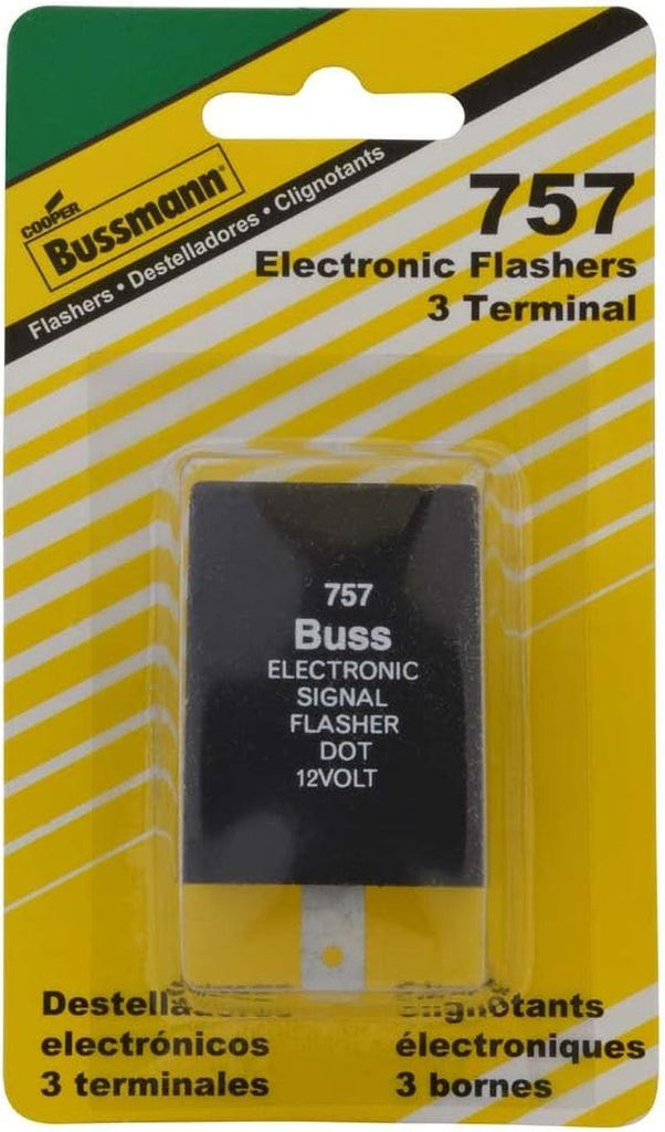 (BP/757-RP) 12.6 Amp 12V DC Carded Heavy-Duty Electronic Flasher