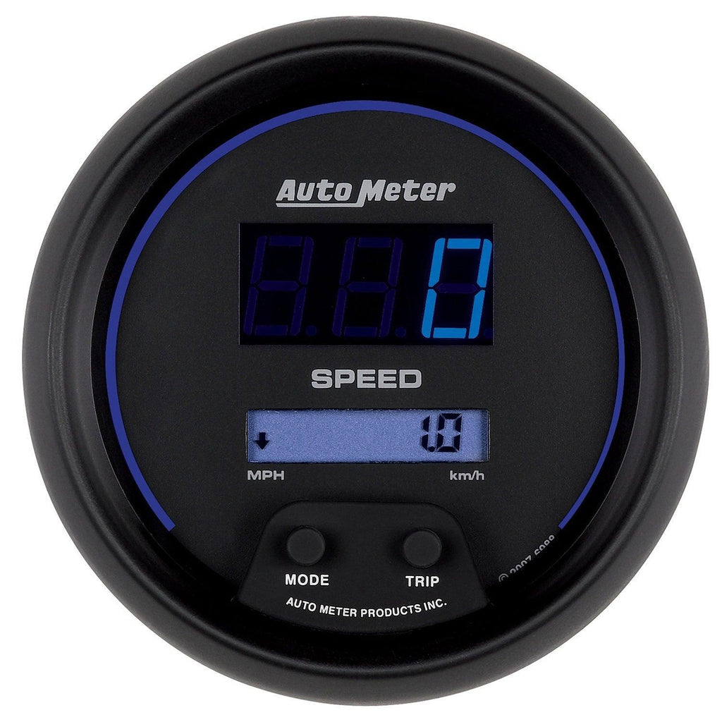 3-3/8 in. SPEEDOMETER 0-260 MPH / 0-260 KM/H COBALT DIGITAL - greatparts