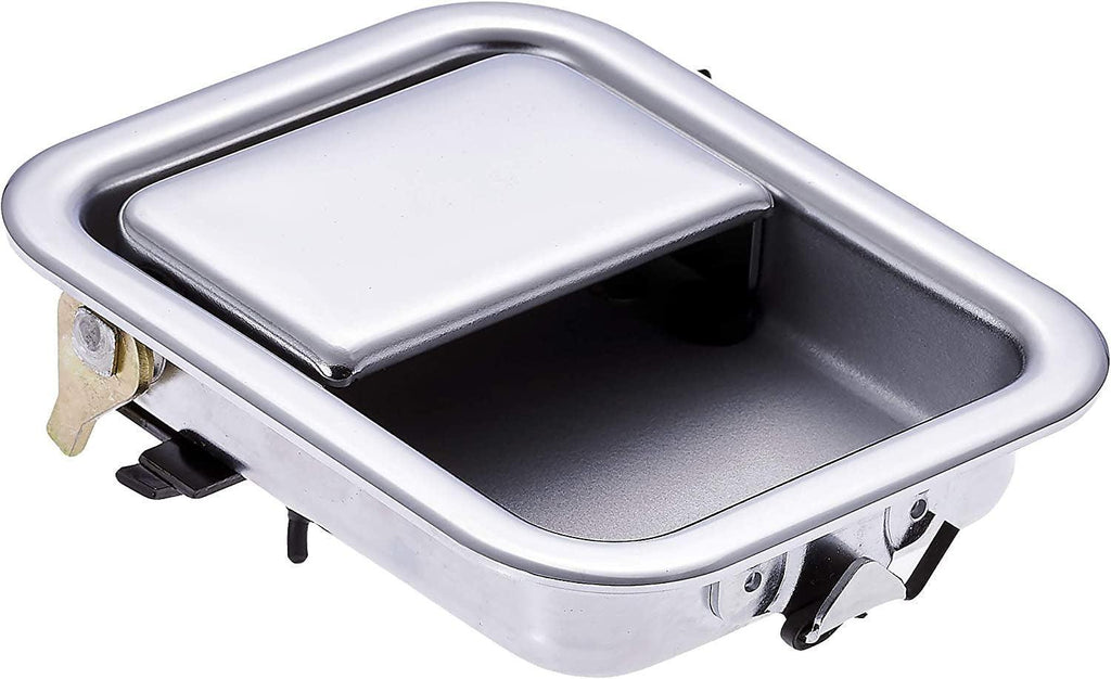 Dorman 760-5504 Front Driver Side Exterior Door Handle Compatible with Select Volvo Models, Silver; Chrome
