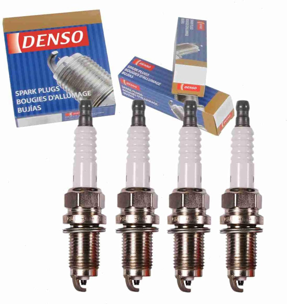 4 Pc DENSO Standard Spark Plugs Compatible with Honda Fit 1.5L L4 2007-2014