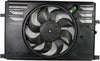 623740 Cooling Fan Assembly Compatible with 2015-2018 Jeep Renegade, Black