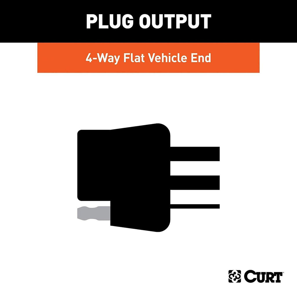 CURT 56310 Vehicle-Side Custom 4-Pin Trailer Wiring Harness, Fits Select Mazda CX-5