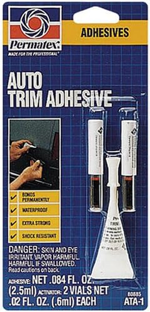 Permatex 80885 Auto Trim Adhesive.07 Fl Oz Tube