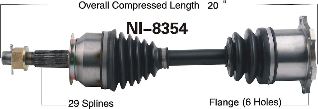 NI-8354 CV Axle