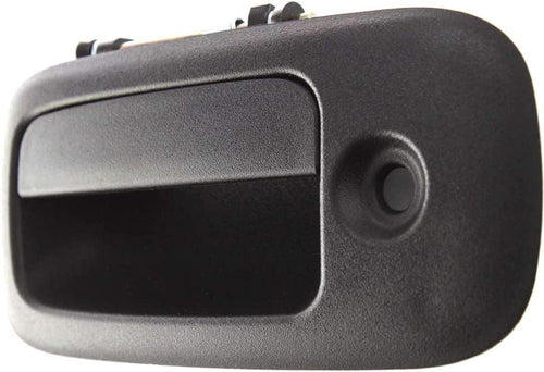 for Chevy Express 3500 Exterior Door Handle Front Driver Side | Textured Black 2003-2009 | with Key Hole | Trim: Base/Ls | GM1310148 | 25989399