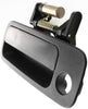 Exterior Door Handle Compatible with Toyota Camry / ES300 97-01 Front LH outside Smooth Black W/Keyhole Japan/Usa Built