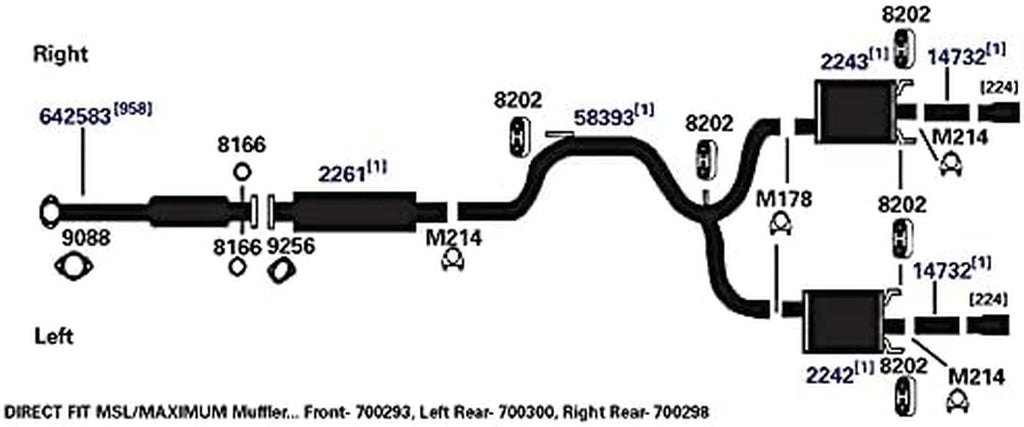 AP700298 MSL Maximum Muffler