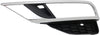 Fog Light Trim Compatible with 2015-2016 Honda CR-V Chrome Front, Driver Side