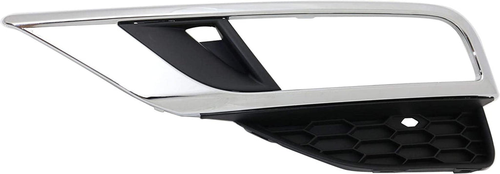 Fog Light Trim Compatible with 2015-2016 Honda CR-V Chrome Front, Driver Side