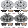 KOE5749 Autospecialty Front and Rear Replacement Brake Kit-Oe Brake Rotors & Ceramic Brake Pads