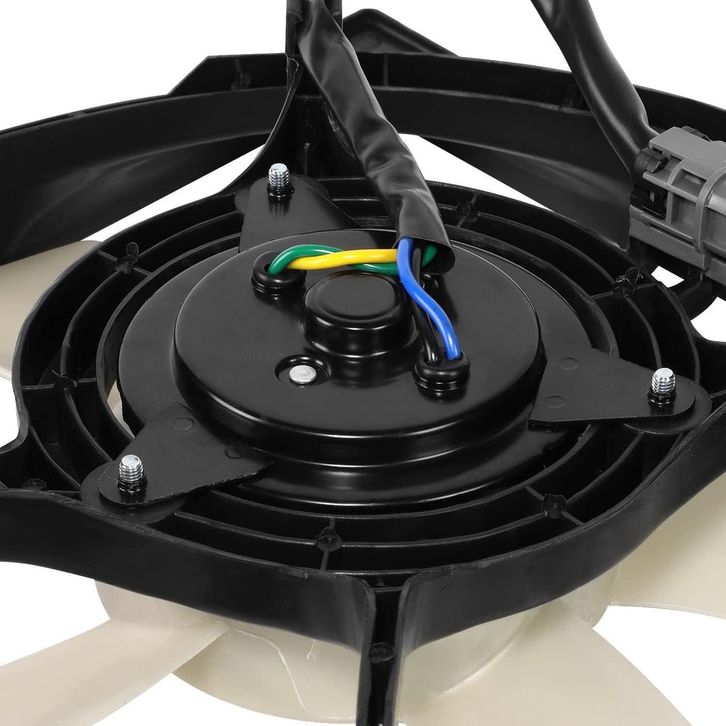 Factory Style Radiator Fan Assembly Compatible with 95-98 200SX / 96-99 Sentra 2.0L AT,OEM-RF-0909