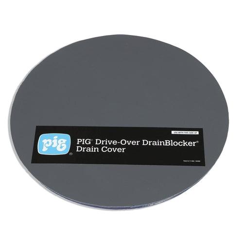 Drain Cover Seal, New Pig Drive-Over Drainblocker Drain Cover for round Drains up to 6” Diameter