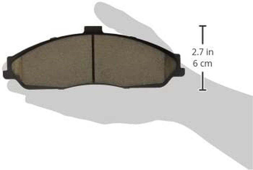 17-731, Z17 Front Ceramic Brake Pads with Hardware