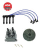 For Acura Integra B18B1 NGK Blue Tune-Up Kit Cap Rotor Spark Plugs Wire Set KIT