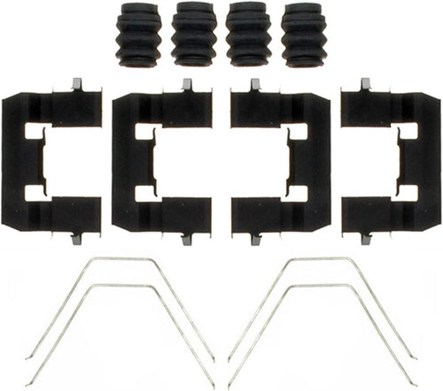 Gold 18K2103X Front Disc Brake Caliper Hardware Kit with Clips, Springs, and Seals