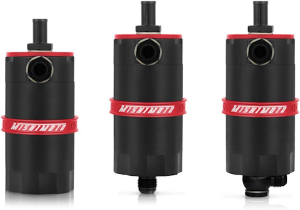 Baffled Oil Catch Can, Red