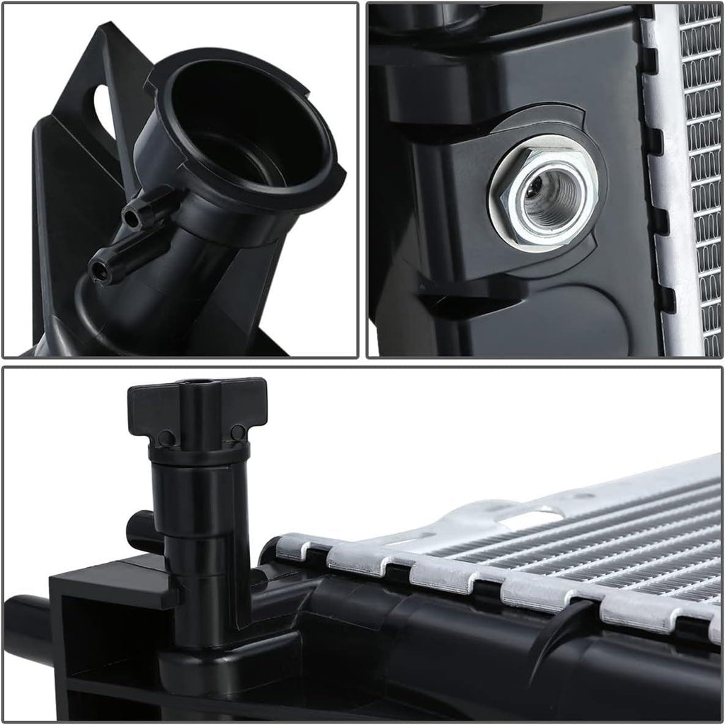 OEM-RA-901 OE Style 1-Row Aluminum Cooling Radiator Compatible with 1986-1997 Aerostar 3.0L