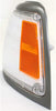 Compatible with Toyota Pickup Corner Light 1992 93 94 1995 Driver Side | 2WD | Clear & Amber Lens | Base | TO2520126 | 8162035090